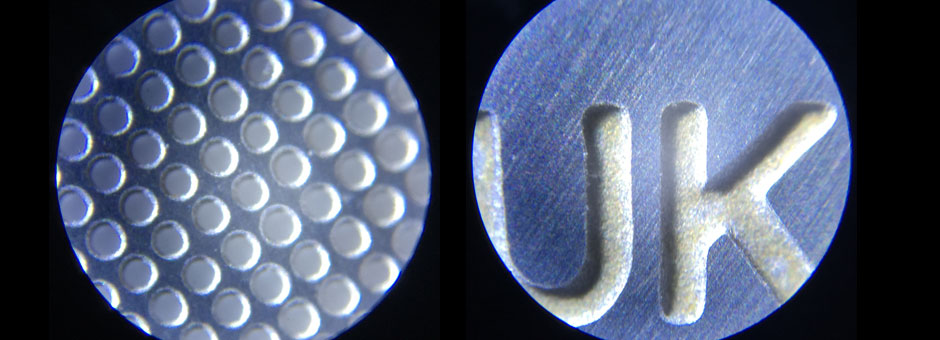 AeroPro Filter under a microscrope